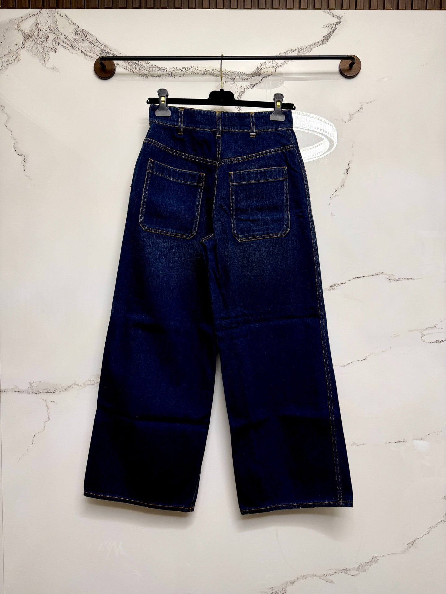 dior slogan denim pants in  condition