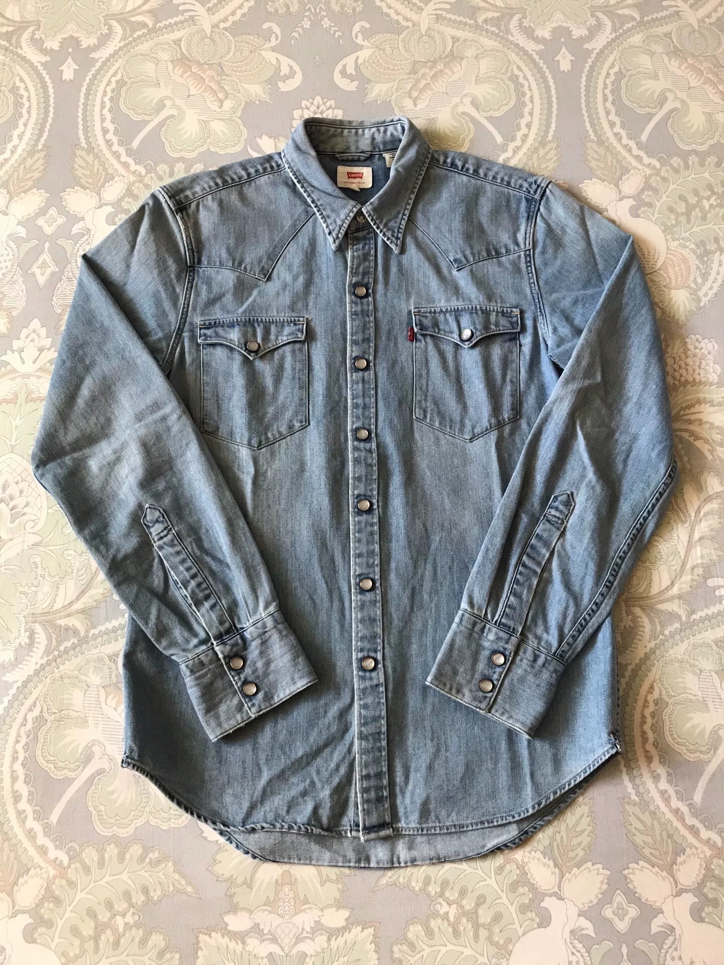 Levi's Light Blue Washed Denim Shirt