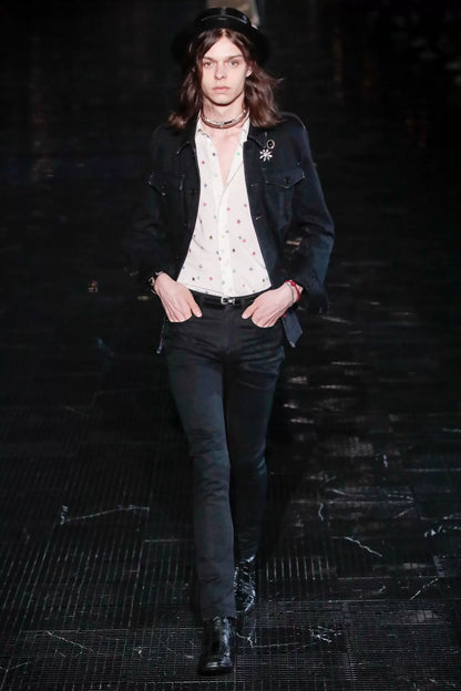 Saint Laurent Multicolor Star Print Shirt