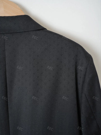 CDG Rei Kawakubo Black Wool Blazer