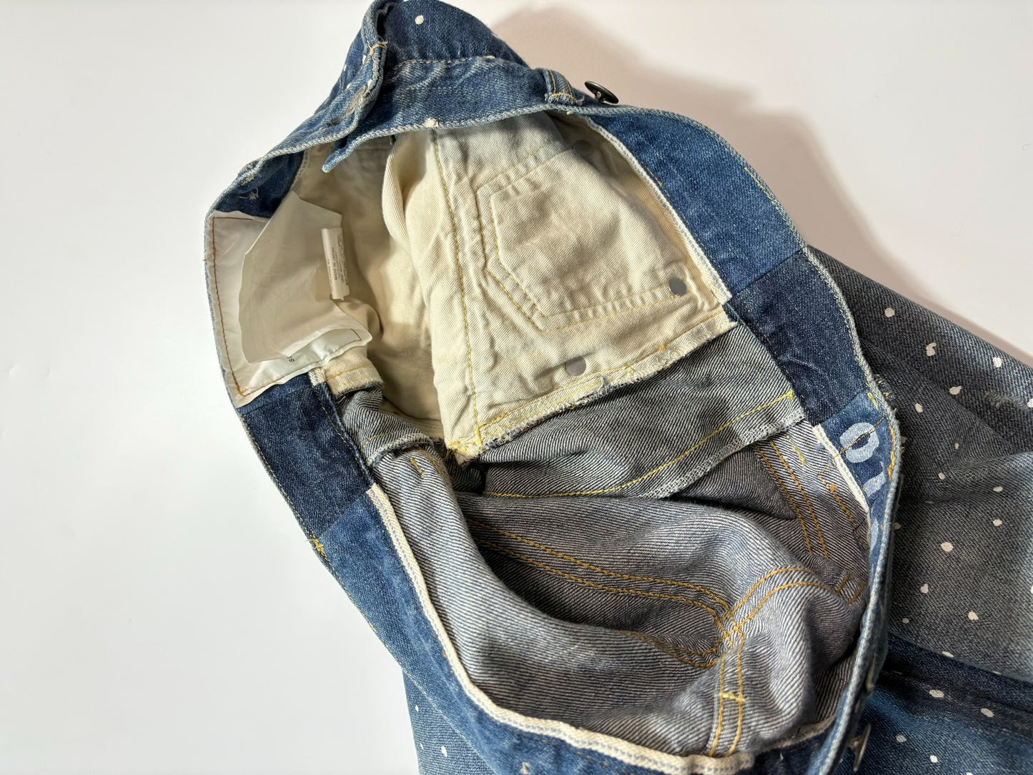 VISVIM 01.2D5 Polka Dot Jeans
