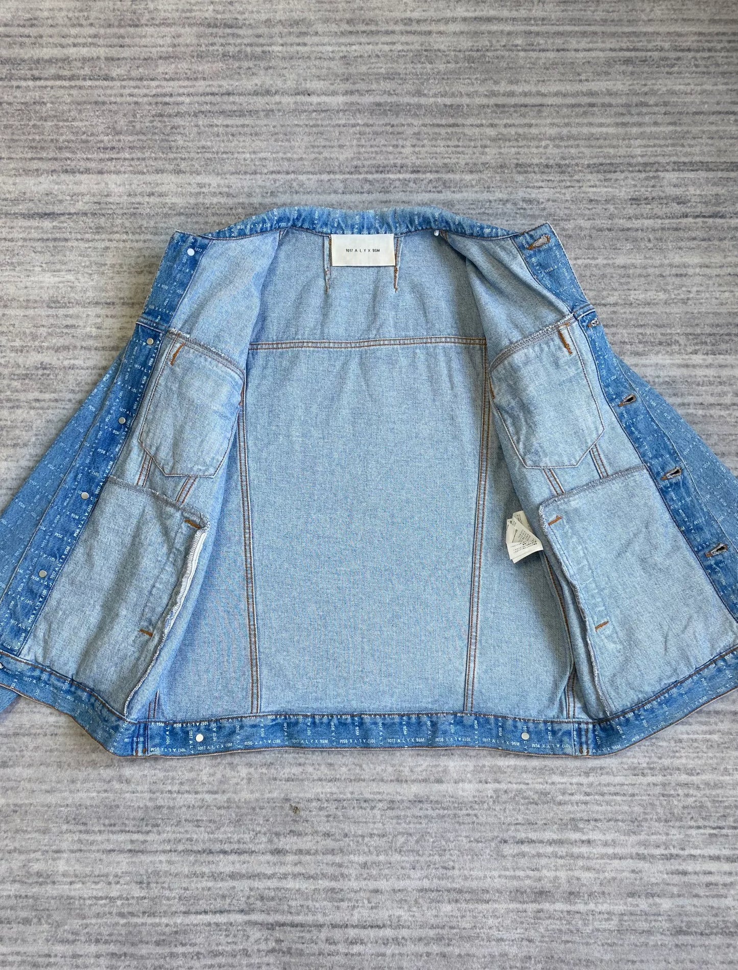 full print denim jacket by 1017 alyx 9SM