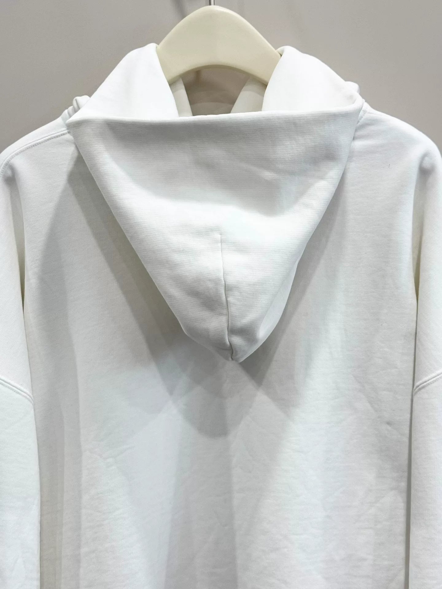 balenciaga logo zip-up hoodie in size m