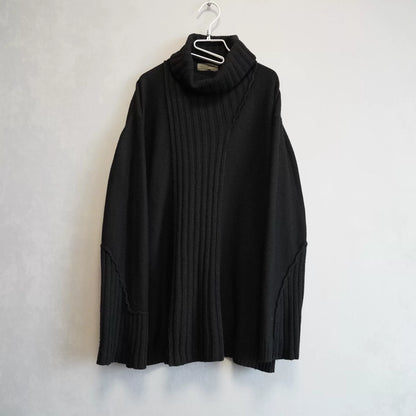 Yohji Yamamoto Black Turtleneck Sweater
