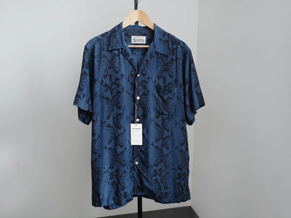wacko maria short sleeve snake pattern shirt