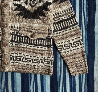 RRL Hand-Knit Linen-Blend Cardigan