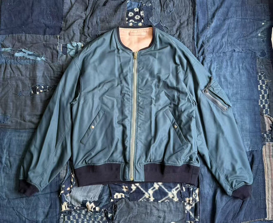 visvim thorson jacket ma1 silk reversible
