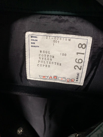 sacai autumn winter patchwork jacket