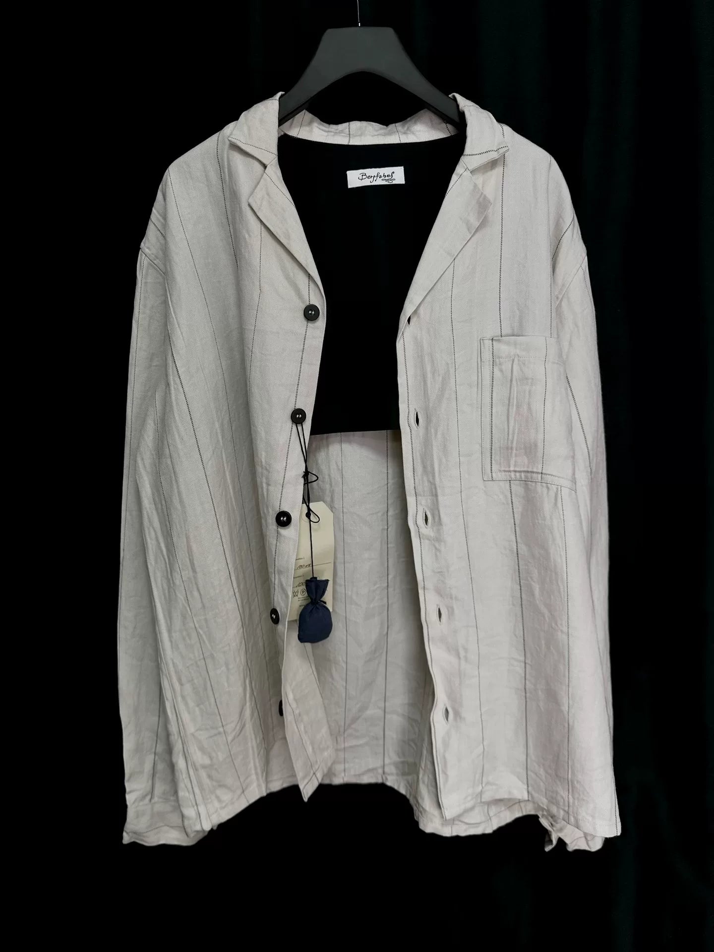 bergfabel lightweight linen jacket 19ss