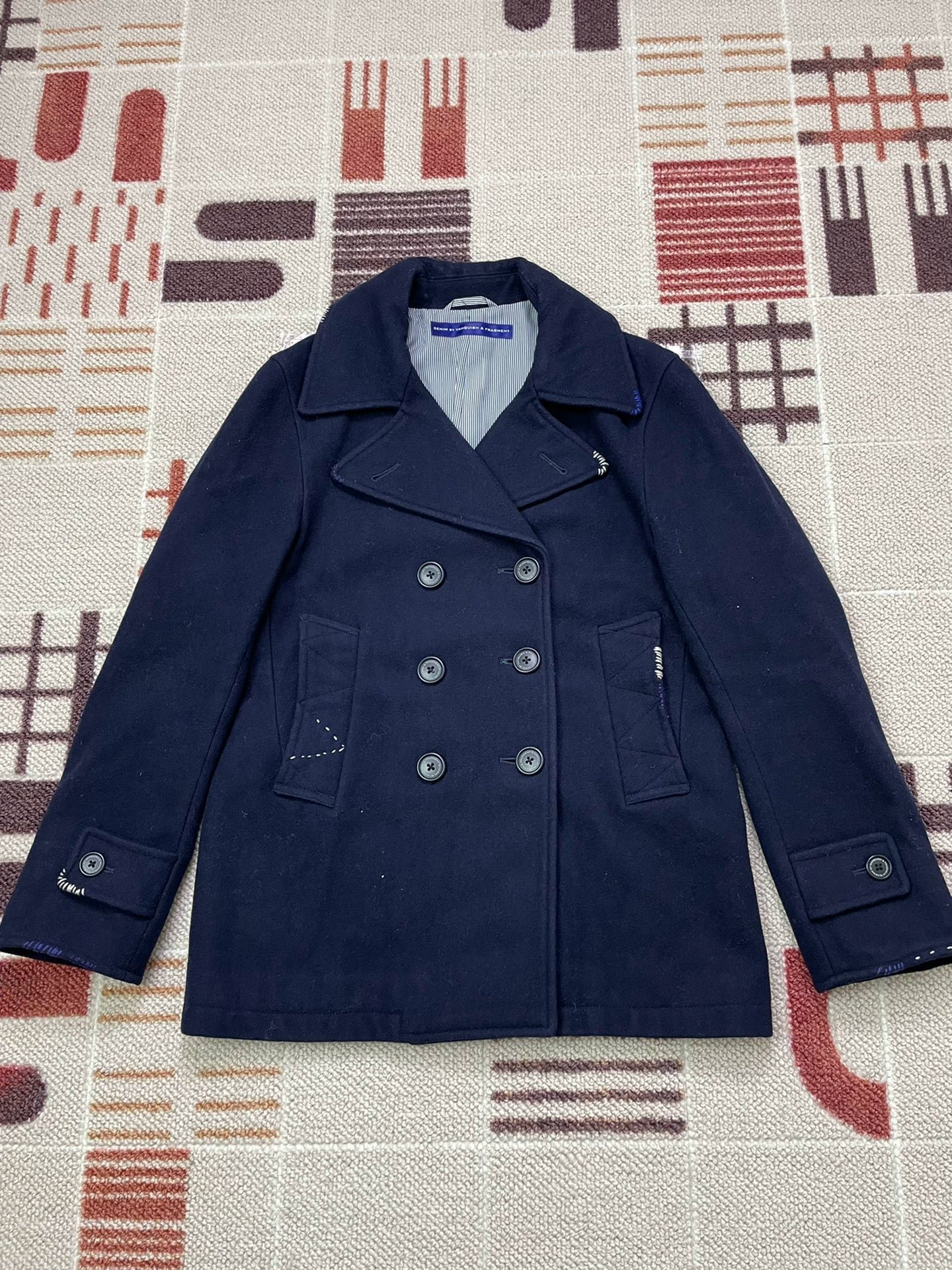 Denim by Vanquish Fragment Wool Coat