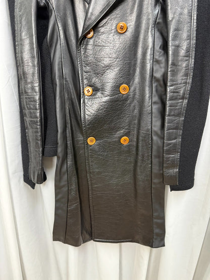 Comme des Garçons 02AW Leather Coat