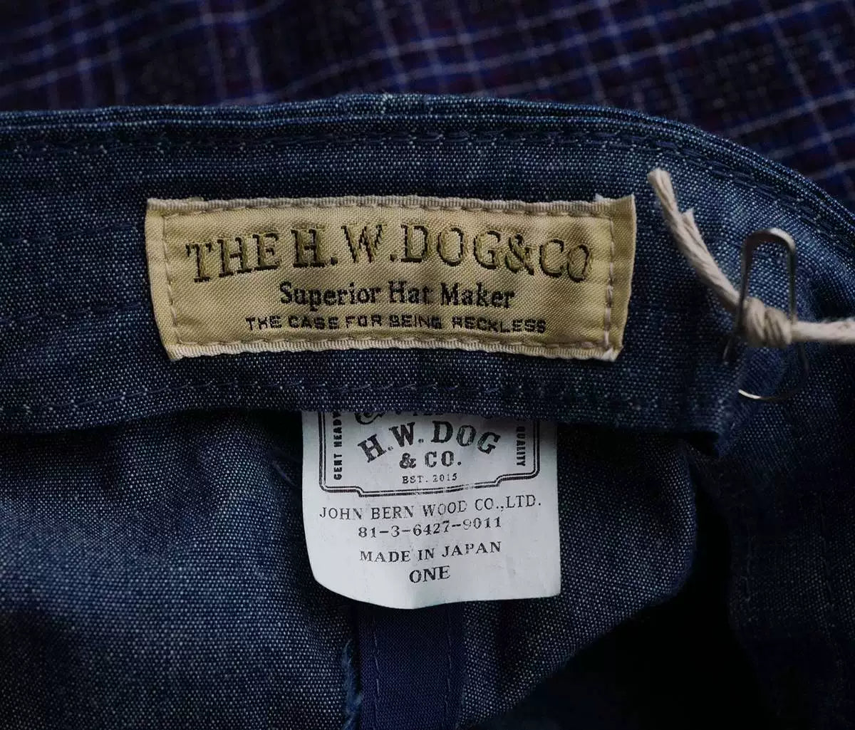 h.w.dog & co wash denim union cap