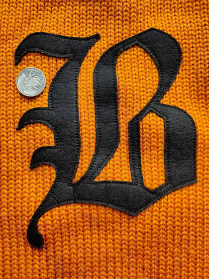 oversized mustard yellow knitted sweater