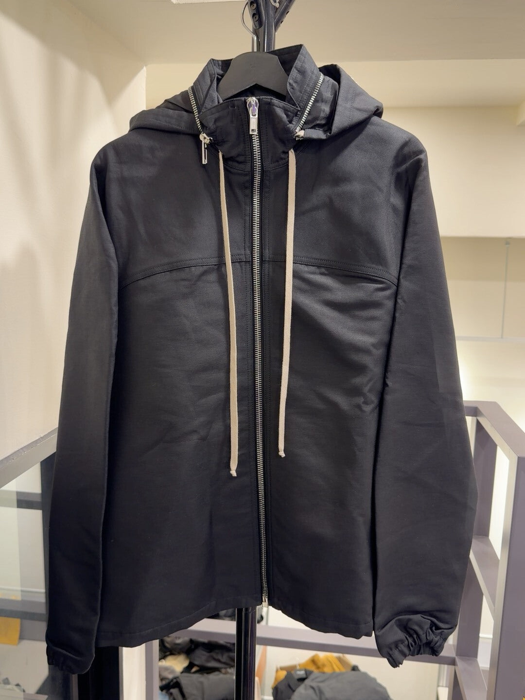 Rick Owens Hooded Jacket in Black