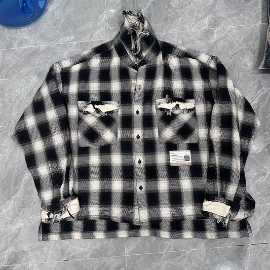 Maison Mihara Yasuhiro Black and White Shirt