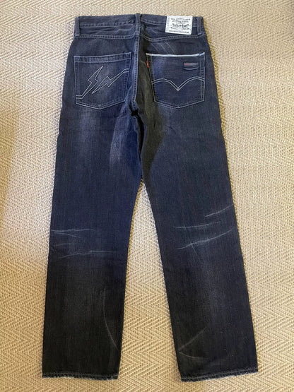 levis fenom heavy washed denim pants