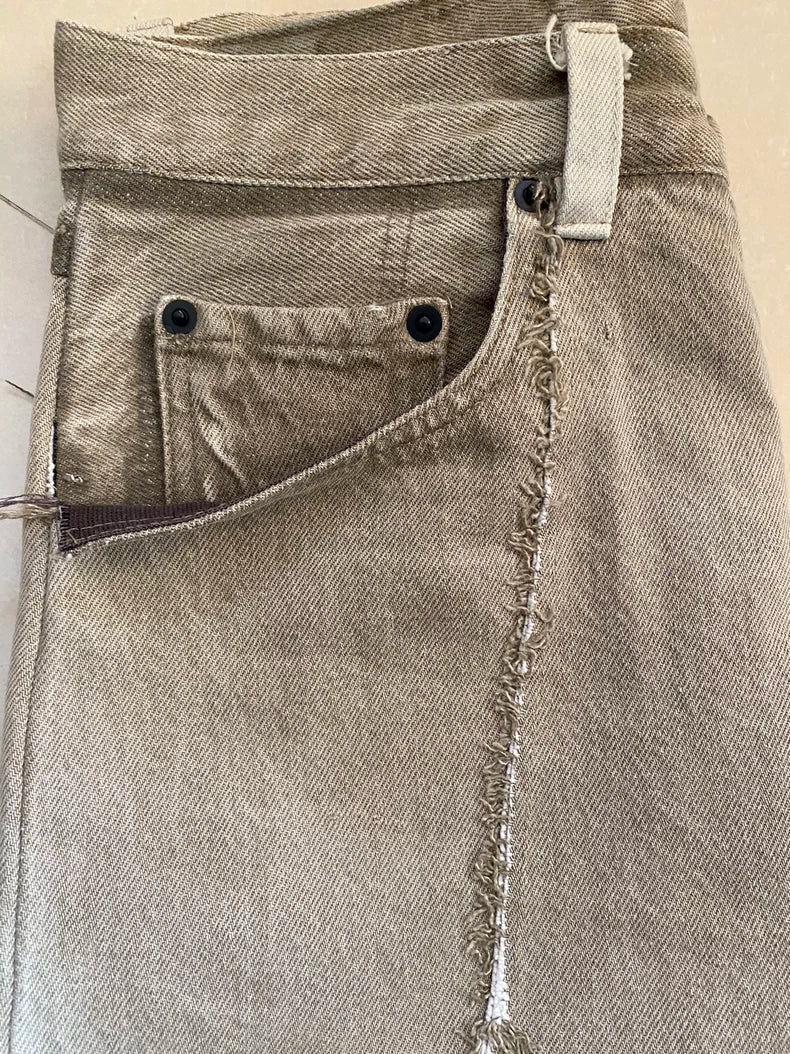 Levis Vintage 501 Distressed Jeans