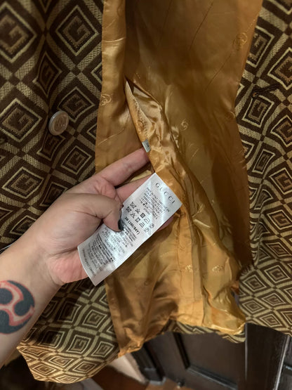 Gucci 1961 Full Print Letter Suit Jacket