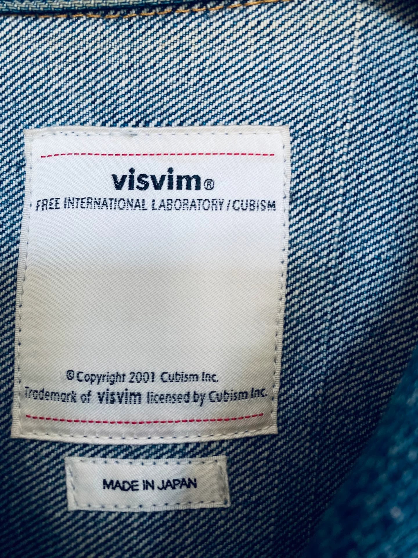 visvim 18ss101 Blue Denim Jacket