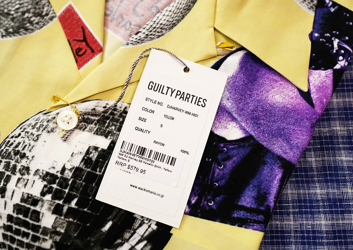 wacko maria dj harvey short sleeve shirt