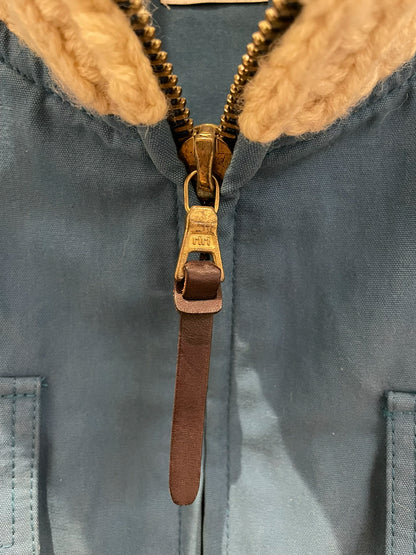 visvim Blue Knit Collar Jacket