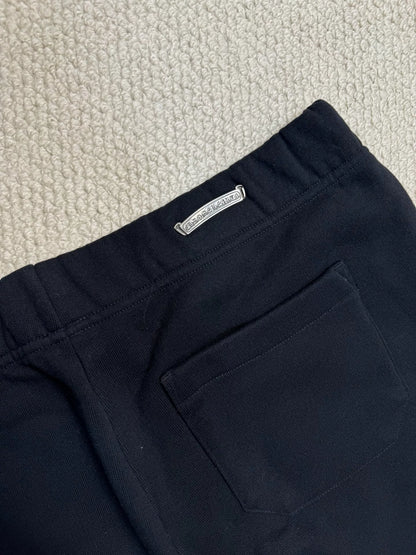 Chrome Hearts Cross Embroidery Black Sweatpants