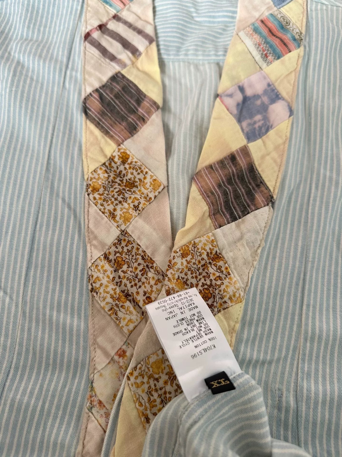 vintage lhamo stripe shirt by kapital kountry