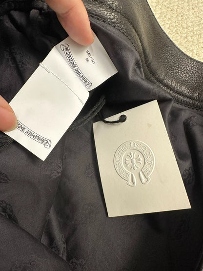 Chrome Hearts Flerkne Leather Carpenter Pants