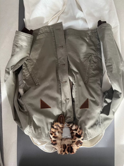 Visvim Deckhand N-1 Leopard Collar Jacket