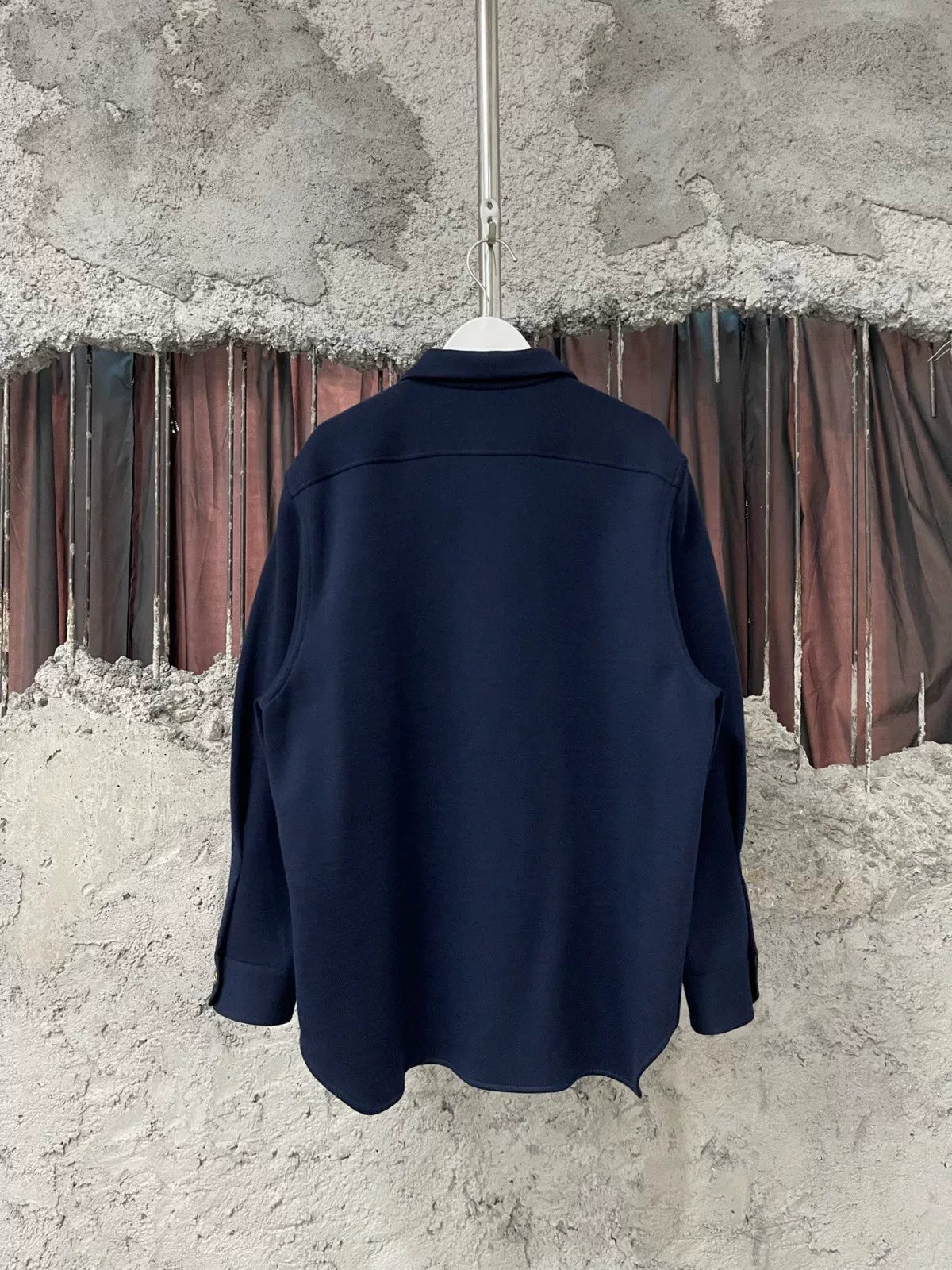 Saint Laurent Navy Shirt with YSL Logo