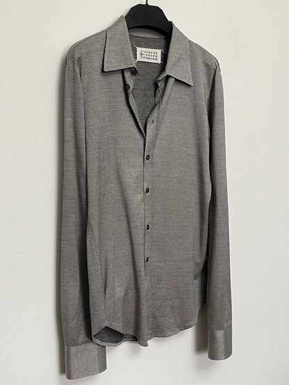 maison martin margiela twisted collar shirt