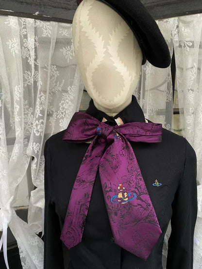 Vivienne Westwood Purple Angel Line Tie