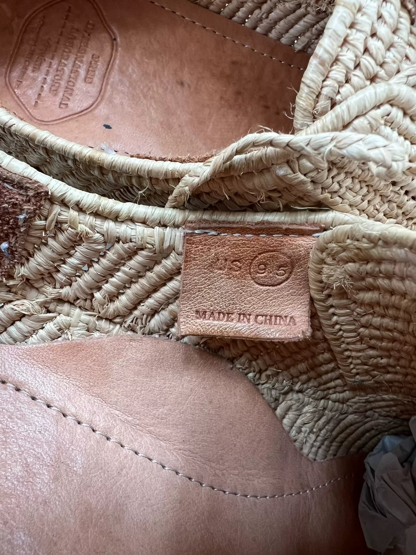 visvim patrician raffia shoe