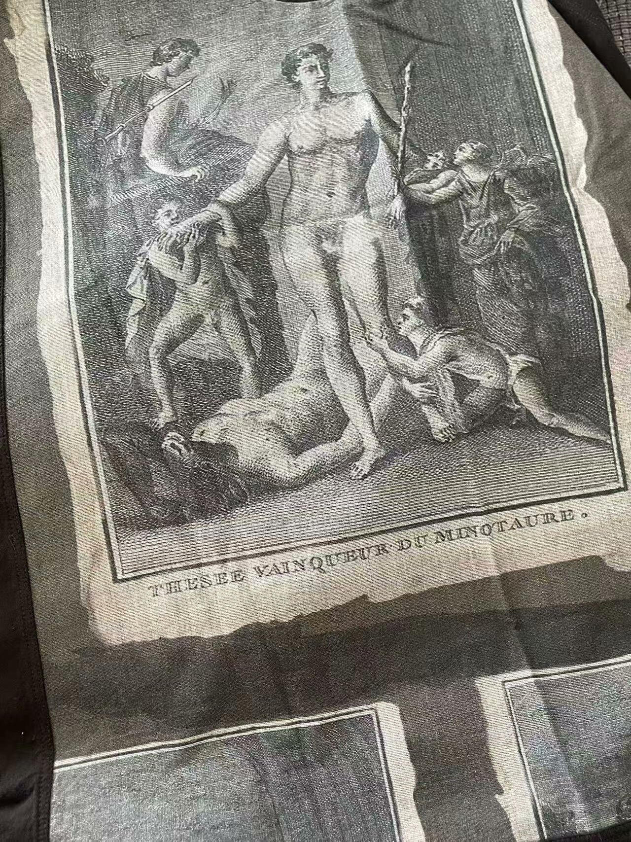 ziggy chen ancient painting short sleeve t-shirt