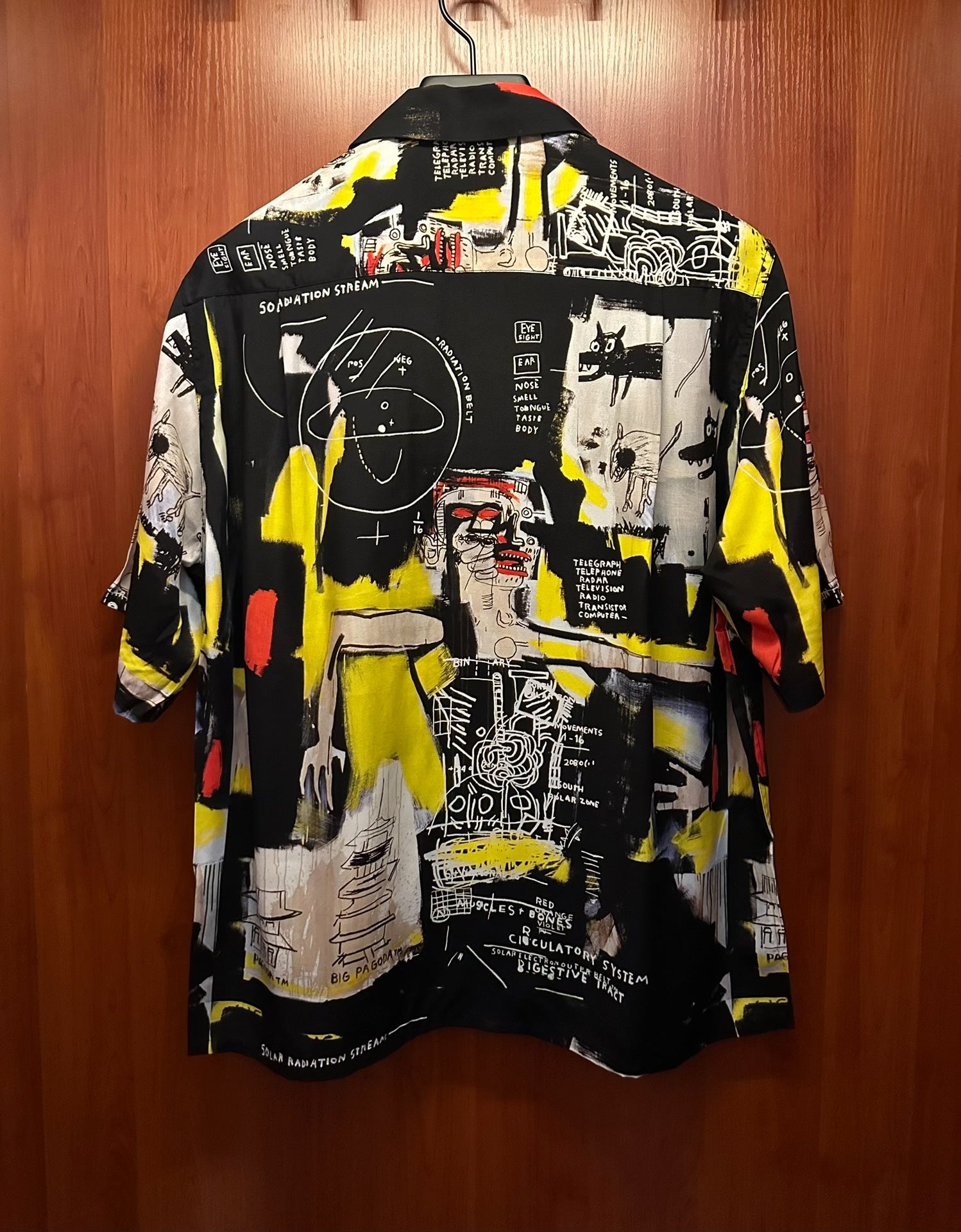 Wacko Maria Basquiat Graffiti Short Sleeve Shirt