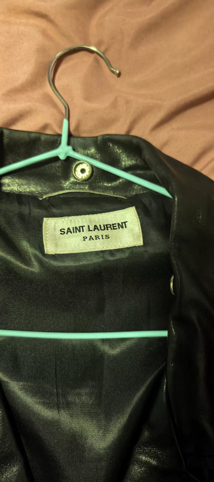 Saint Laurent Men's Black Biker Jacket