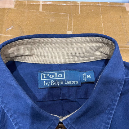 Double RL Ralph Lauren Leather Patchwork Shirt
