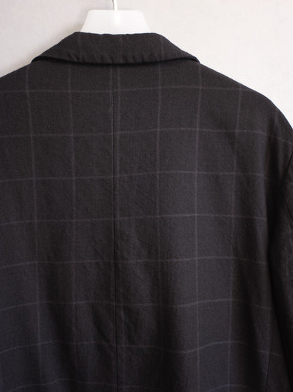 lightweight cashmere patterned coat