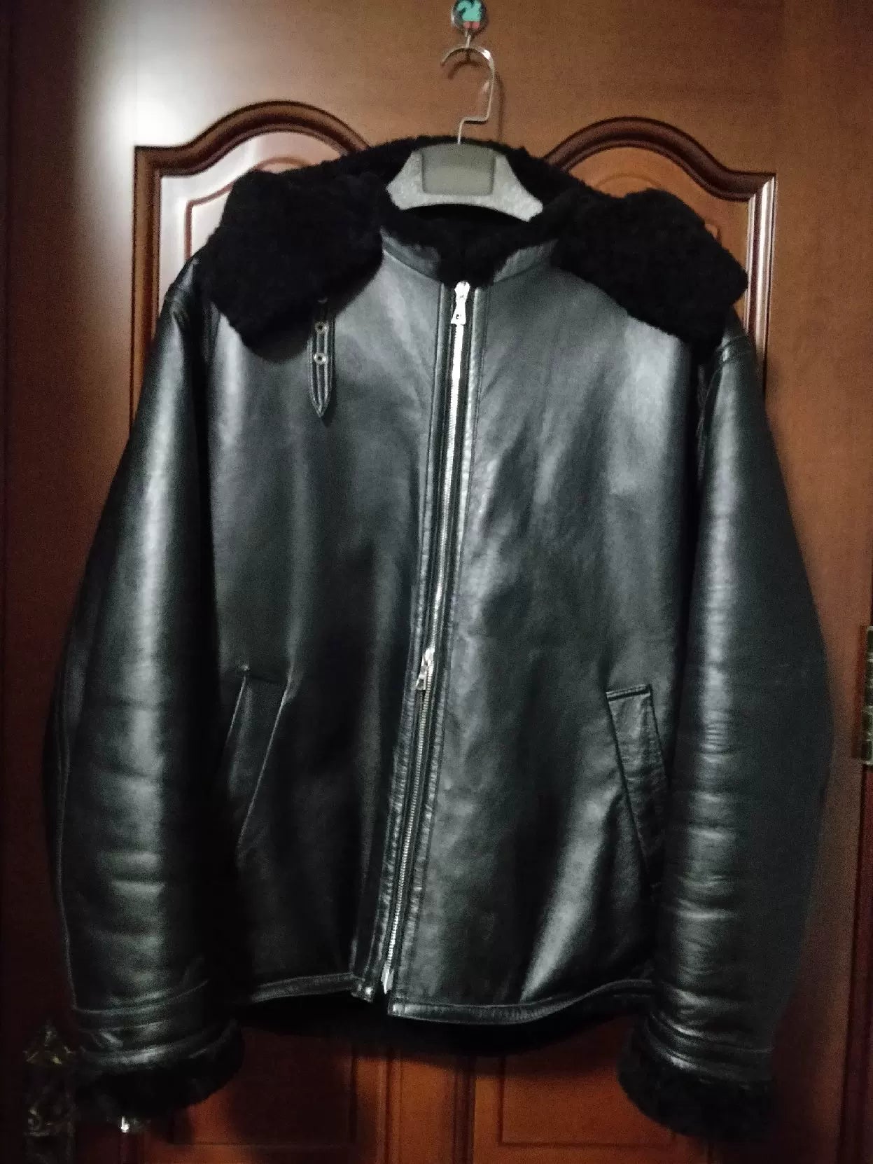 Bape Early Year Fur Leather Jacket