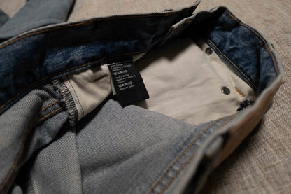 Celine Dylan Washed Blue Jeans