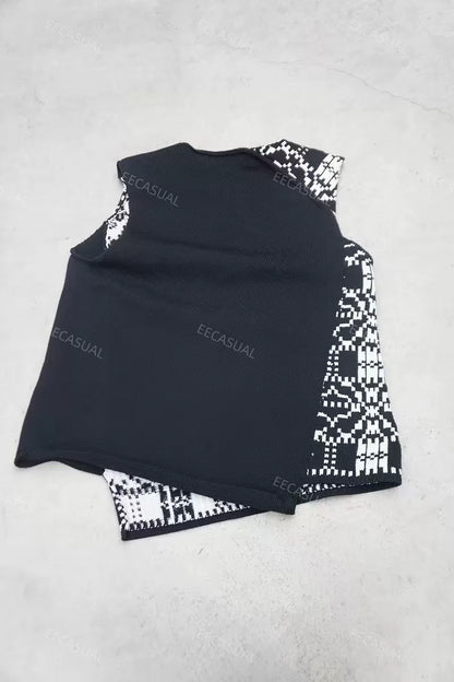 Asymmetrical Knit Vest by Comme des Garçons