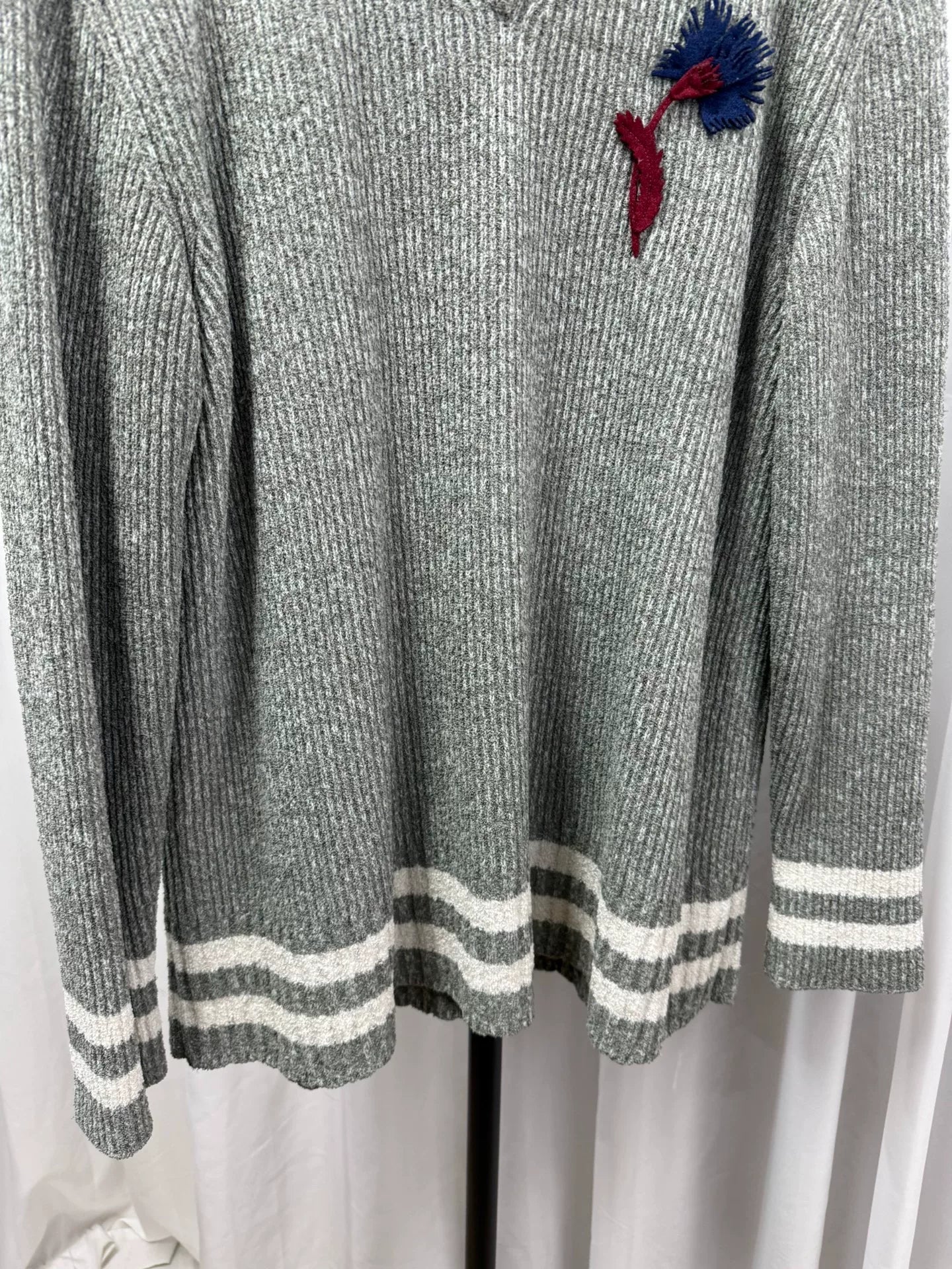 maison margiela loose v-neck sweater