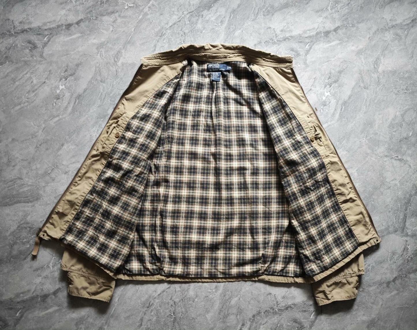 polo ralph lauren harrington jacket in beige