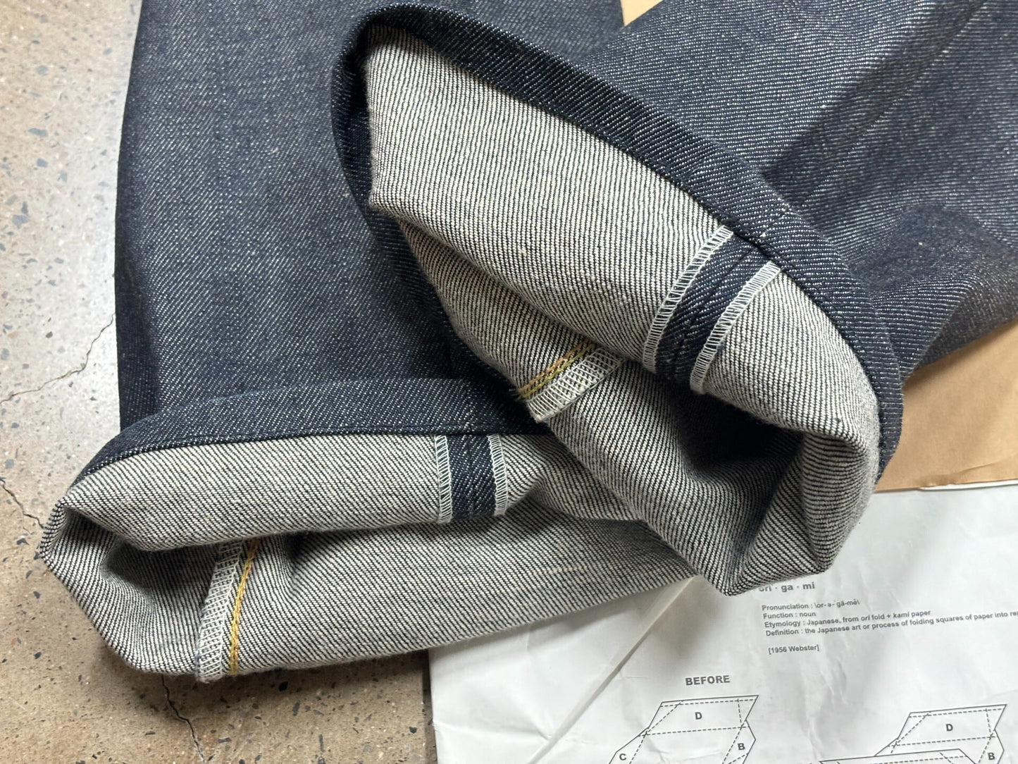 Visvim Fluxus Unwashed Denim Pants