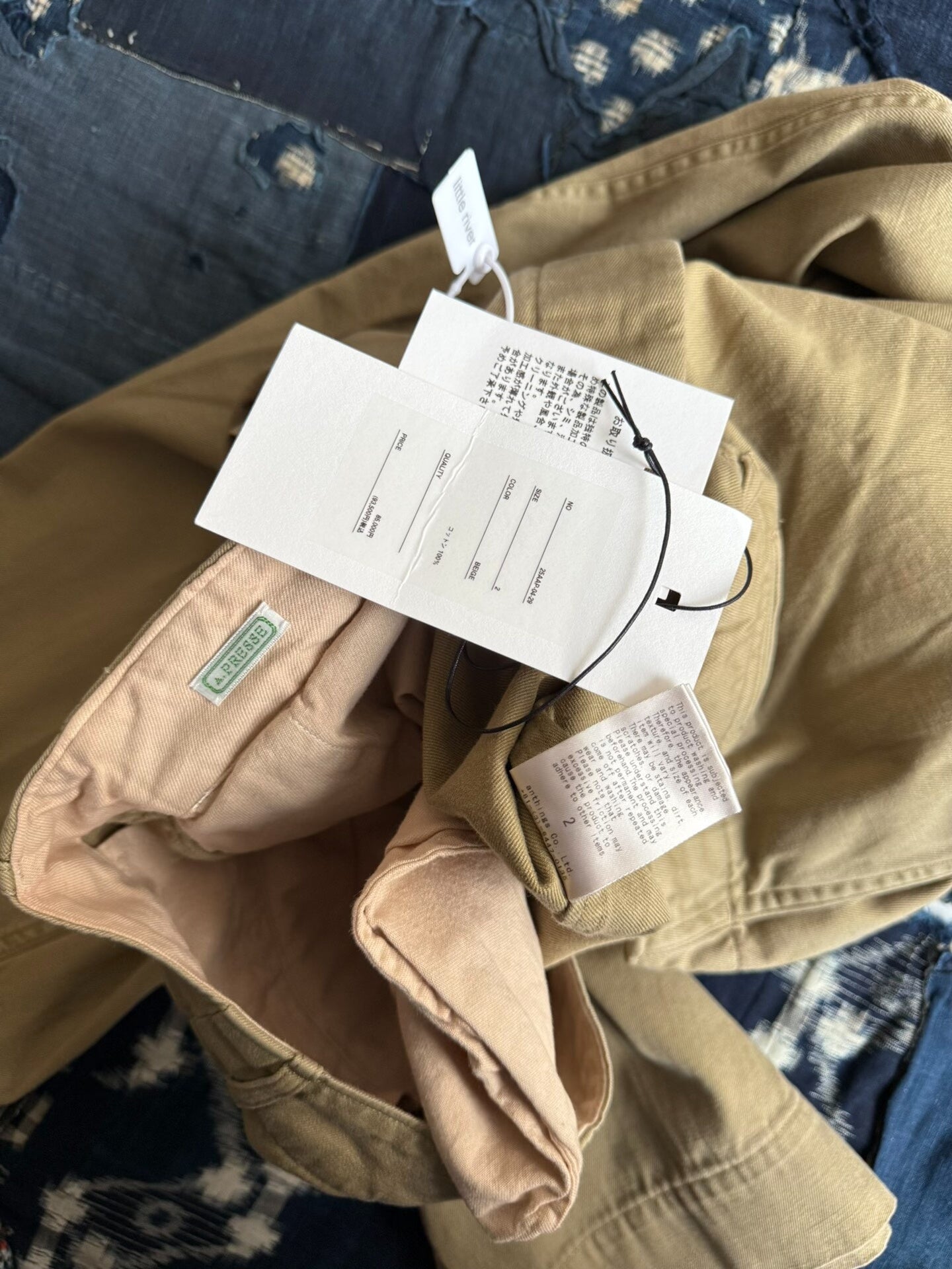 vintage chino pants by a.presse