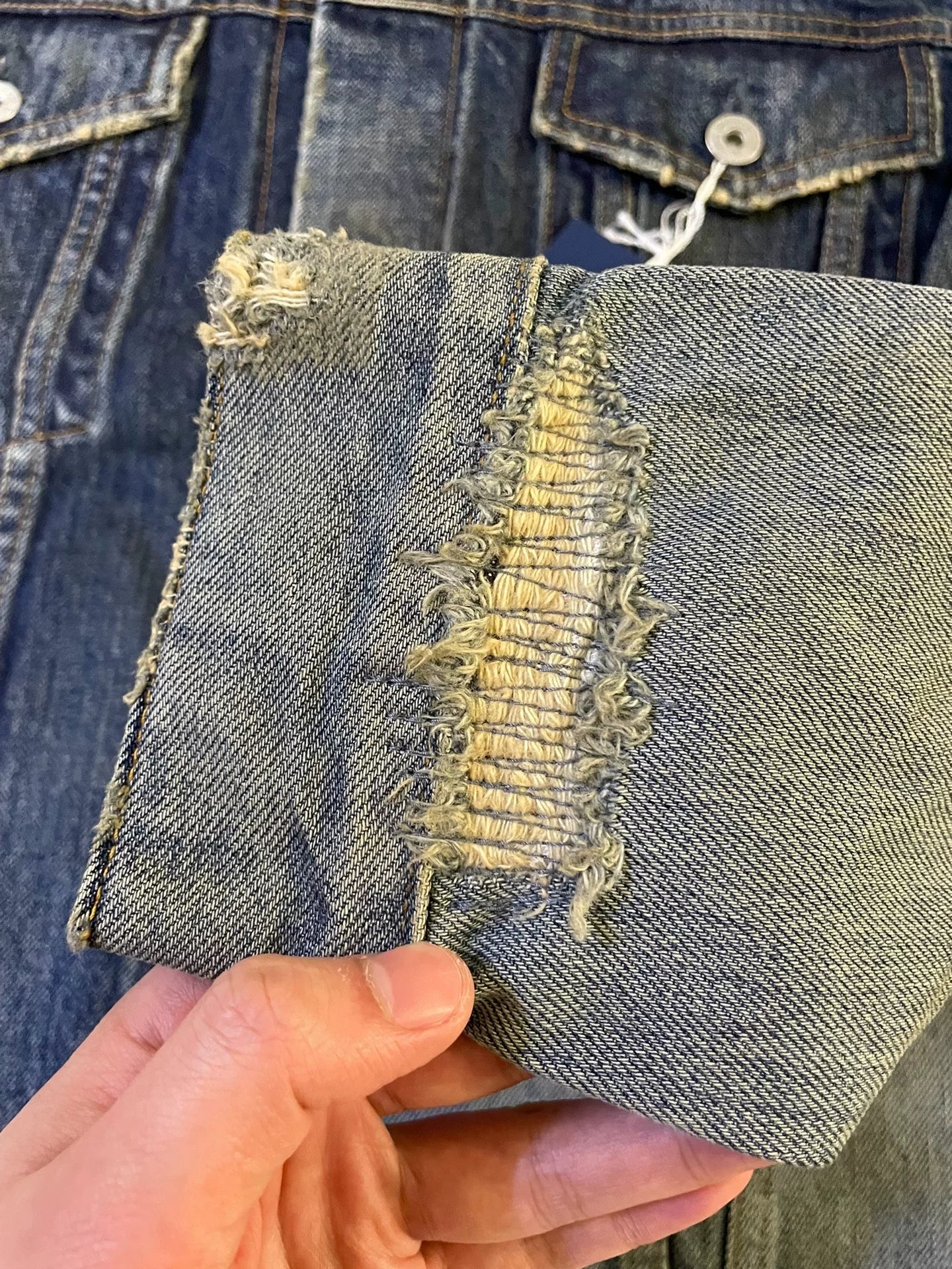 denim by vanquish & fragment jacket