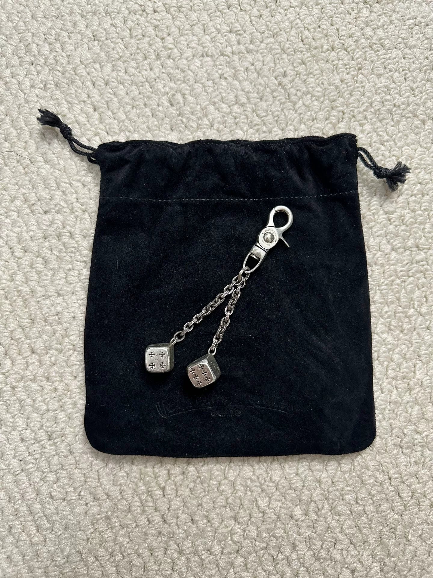 Chrome Hearts Dice Keychain