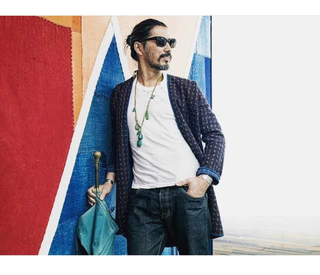 visvim ict sanjuro coat indigo color