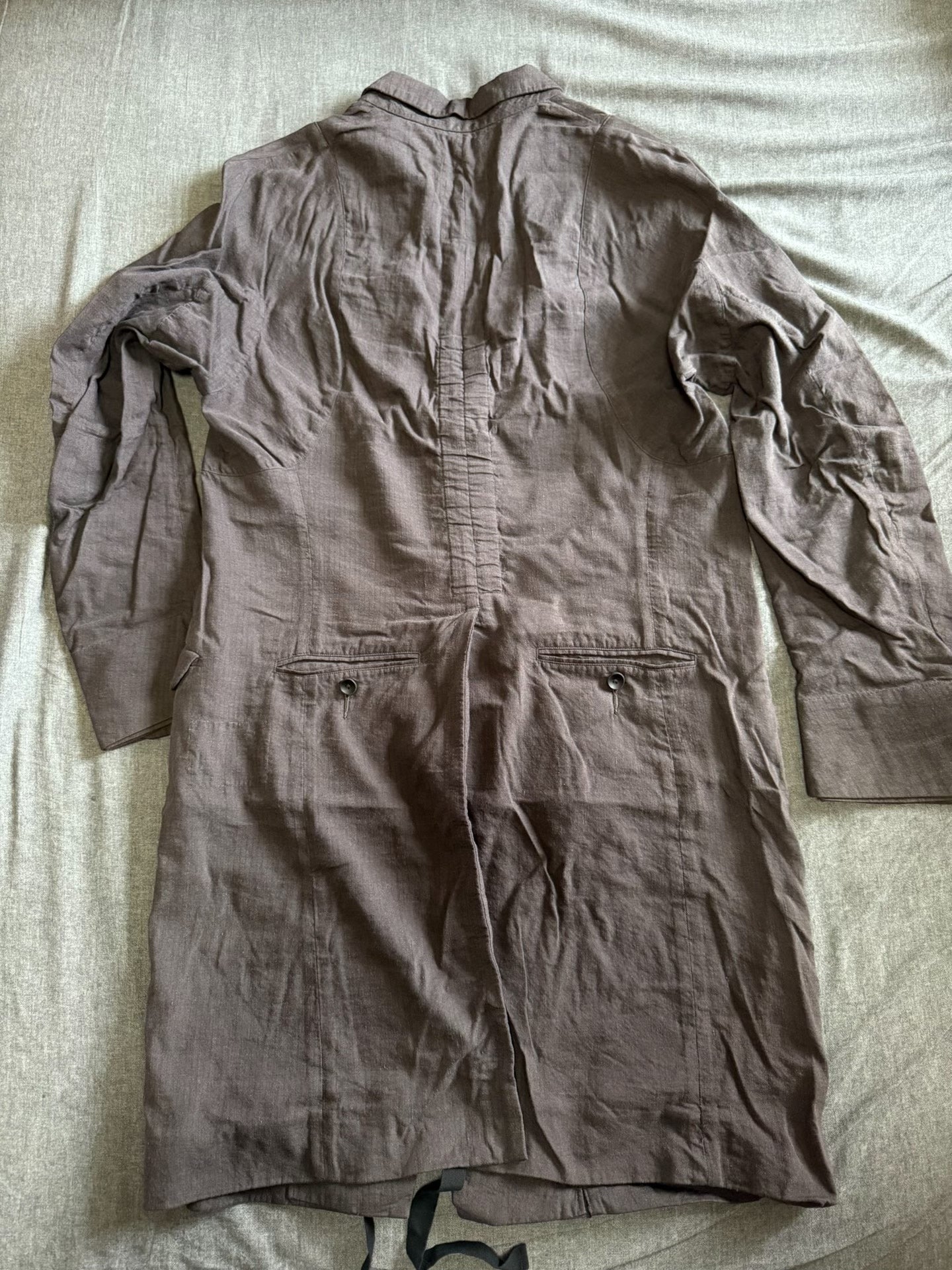 Ziggy Chen 15SS Double-Layer Sleeve Long Jacket