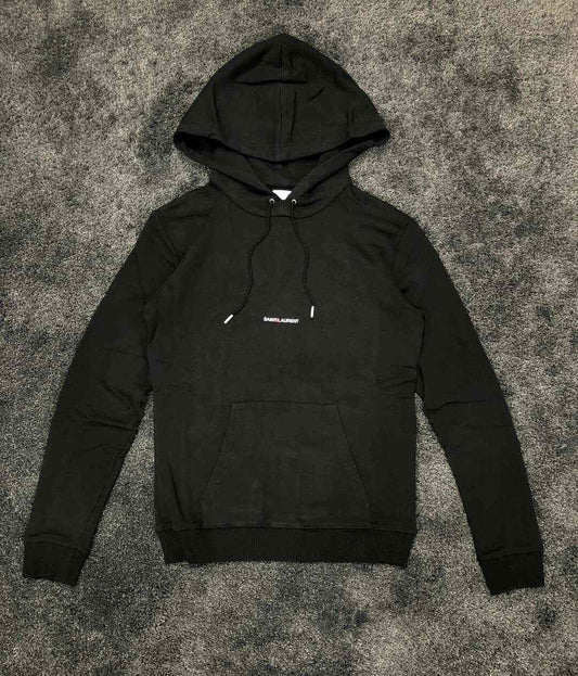 Saint Laurent Black Logo Hoodie
